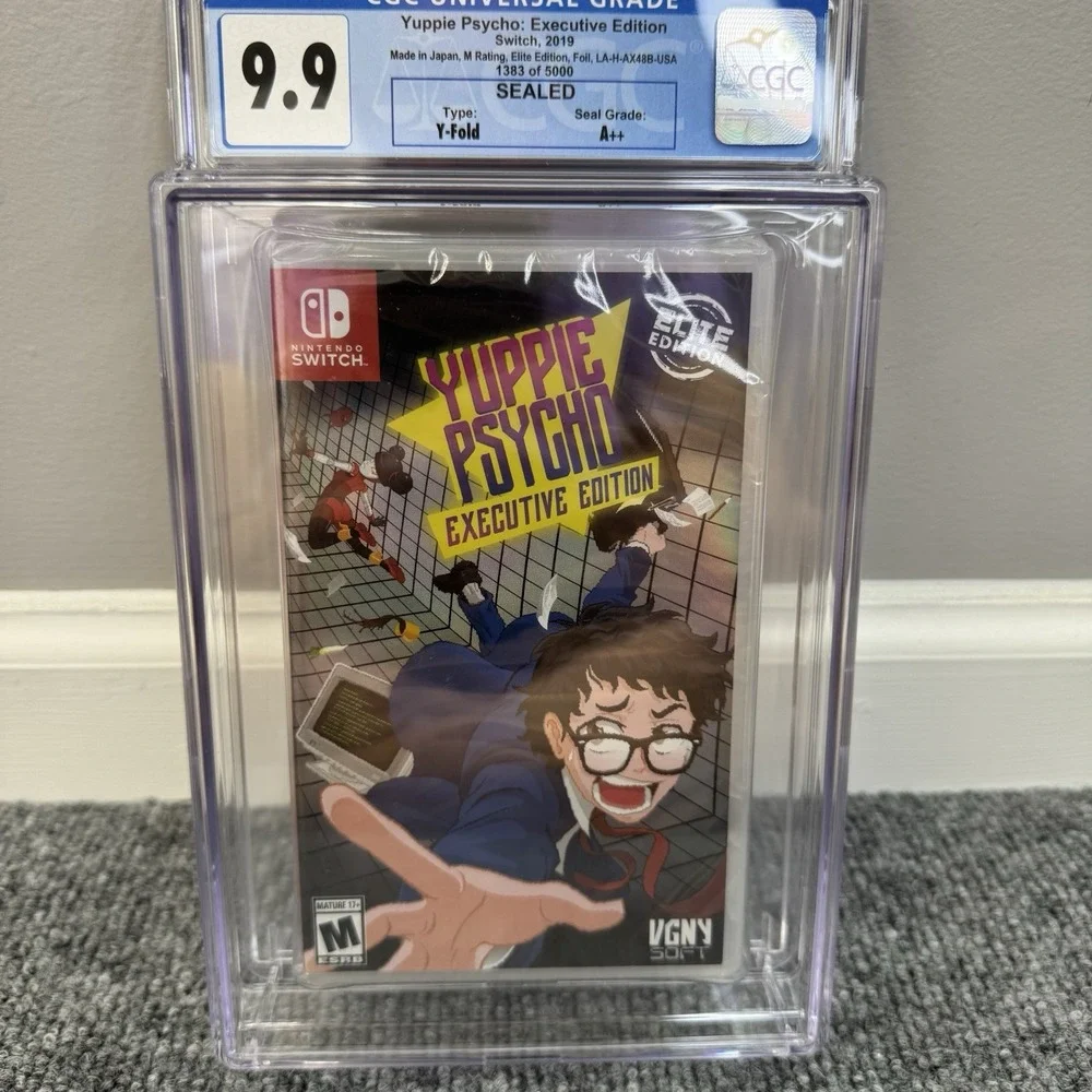 Yuppie Psycho: Executive Edition -Nintendo Switch 2019 Graded CGC 9.9 A++ Sealed